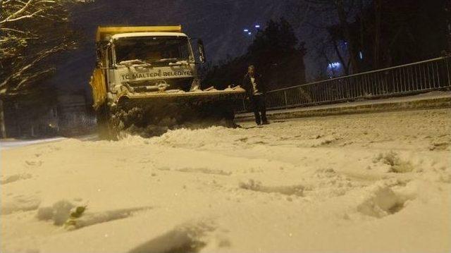 Maltepe’de Kar Seferberliği