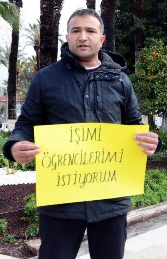 İşe Iade Eylemi Yapan &Ouml;ğretmen 3 &uuml;nc&uuml; G&uuml;nde De G&ouml;zaltına Alındı 3