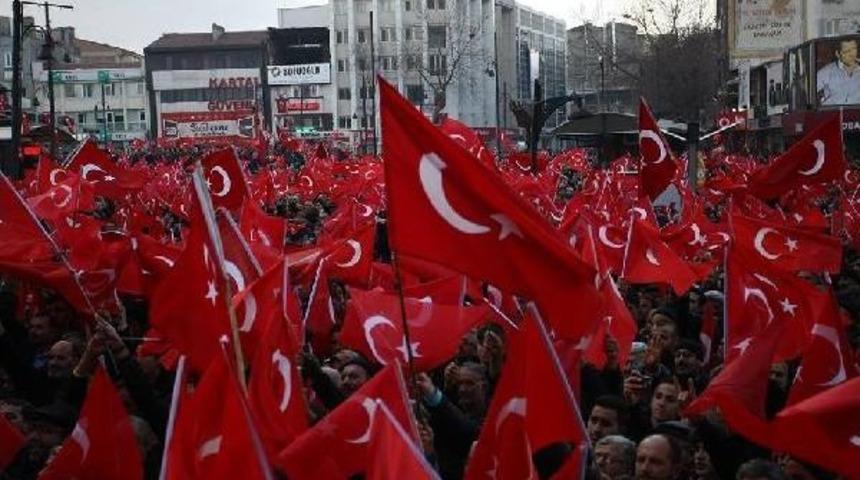 Malatya'da Ter&ouml;r Protestosuna Onbinler Katıldı