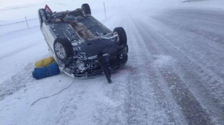 Sivas&rsquo;ta Trafik Kazası: 1 Yaralı