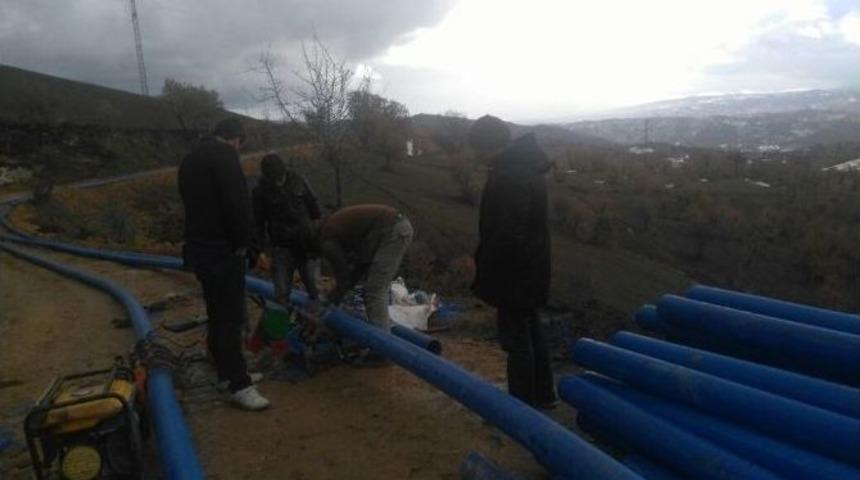 Yeni A&ccedil;ılan İ&ccedil;me Suyu Sondajına Sıfır Terfi Hattı