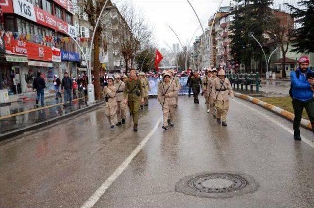 Tokat'ta Sarıkamış Şehitleri Için Yürüyüş