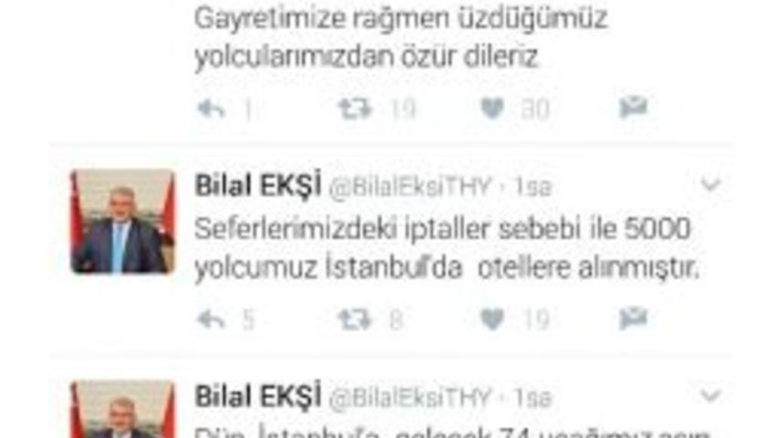 Thy Genel M&uuml;d&uuml;r&uuml; Ekşi: &ldquo;gayretimize Rağmen &Uuml;zd&uuml;ğ&uuml;m&uuml;z Yolculardan &Ouml;z&uuml;r Dileriz&rdquo;