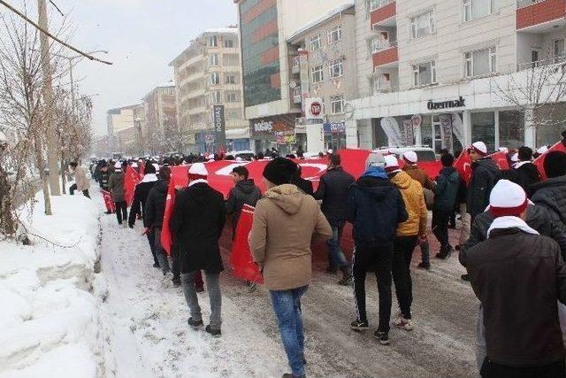 Muşlular ’sarıkamış Şehitleri’ İçin Yürüdü