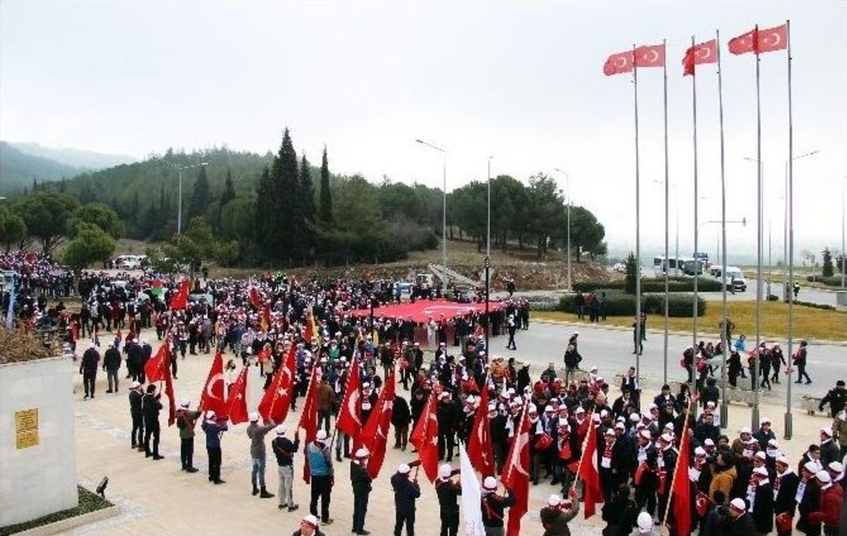 Muğla Sarıkamış Şehitleri İ&ccedil;in Y&uuml;r&uuml;d&uuml;