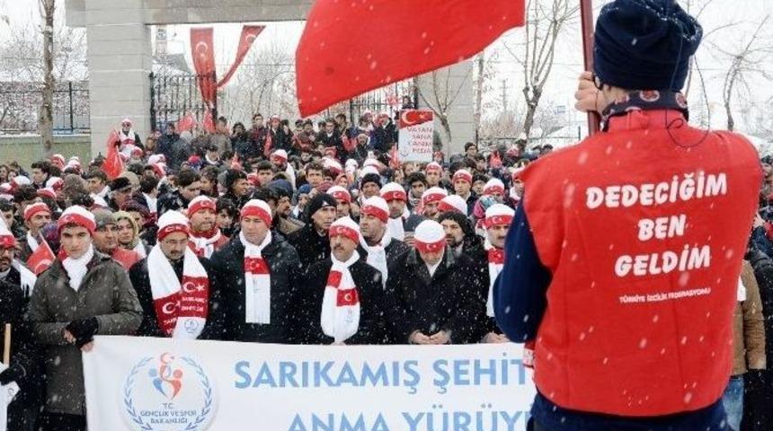 Aksaray&rsquo;da Sarıkamış Şehitleri İ&ccedil;in Y&uuml;r&uuml;d&uuml;ler