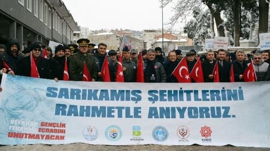 Sarıkamış Şehitleri Anıldı