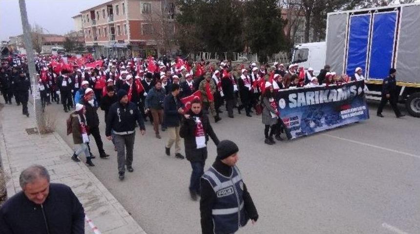 Erzincan Sarıkamış Şehitleri İ&ccedil;in Y&uuml;r&uuml;d&uuml;