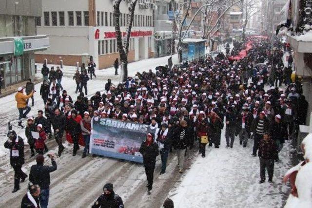 Zonguldak’Ta Sarıkamış Yürüyüşü