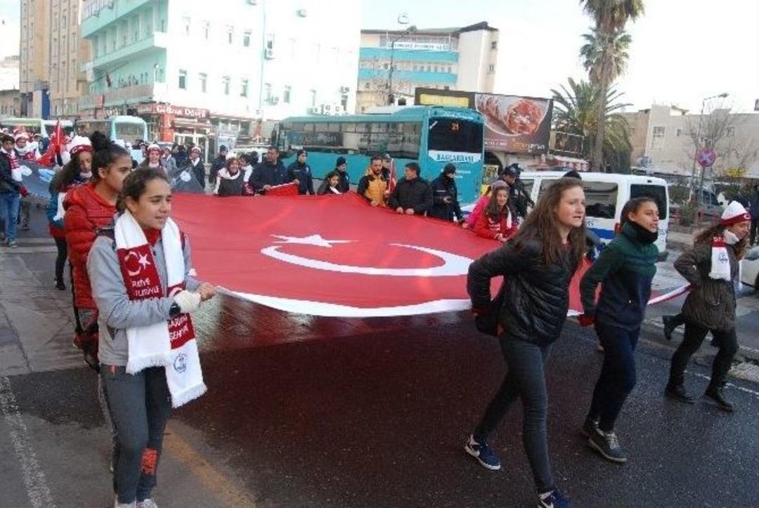 Şanlıurfalı Gen&ccedil;ler Sarıkamış Şehitleri İ&ccedil;in Y&uuml;r&uuml;d&uuml;