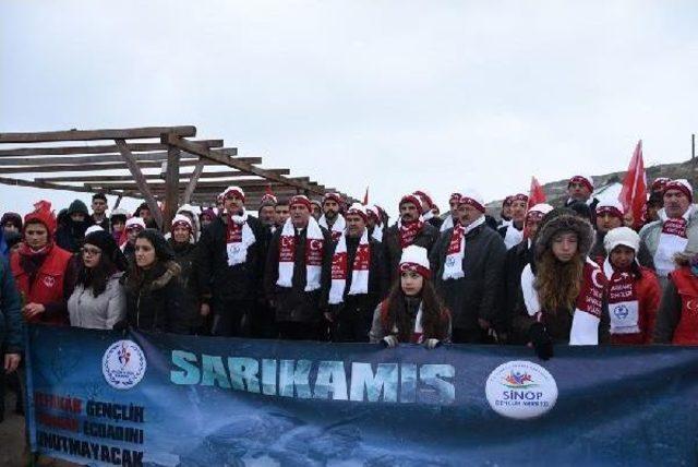 Sinop'ta Sarıkamış Şehitleri Anıldı