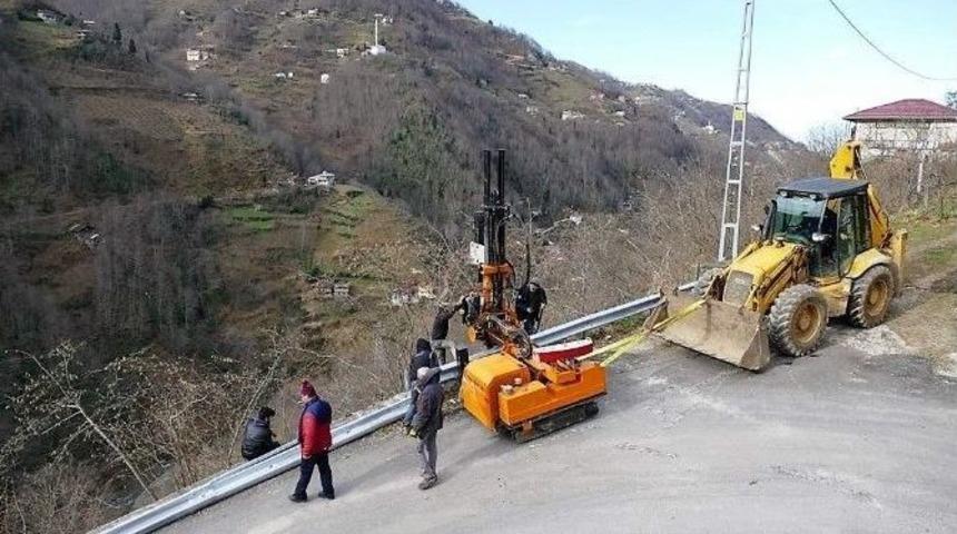 Trabzon B&uuml;y&uuml;kşehir Belediyesi İl Genelindeki &Ccedil;alışmalarını S&uuml;rd&uuml;r&uuml;yor