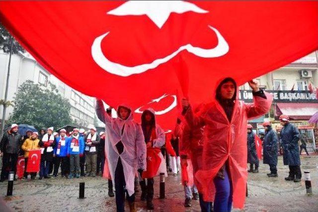 Ünye de Sarıkamış Şehitleri Için Anma Yürüyüşü 3