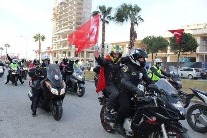 Motorlarını İzmirli Şehitler İçin Sürdüler G5
