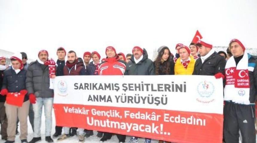 Sarıkamış Şehitleri G&ouml;lbaşı'nda Anıldı