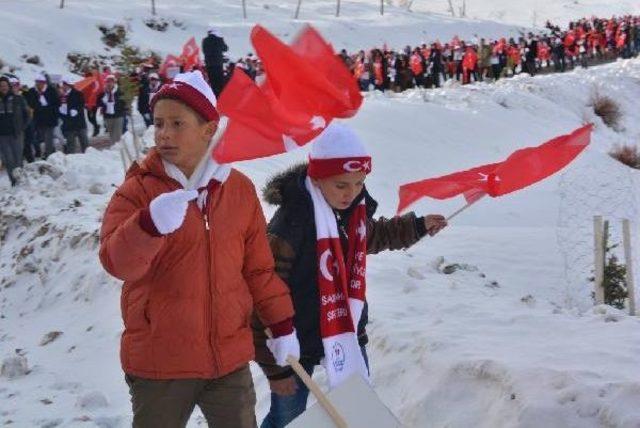 Demirkazık’Ta Sarıkamış Şehitlerini Andılar