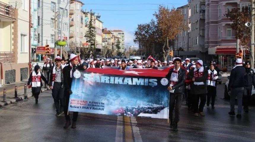 Karaman Sarıkamış Şehitleri İçin Yürüdü