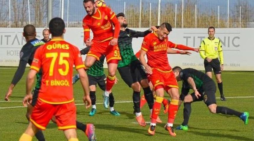 Göztepe, Hazırlık Maçında Akhisar Belediyespor'a Mağlup Oldu