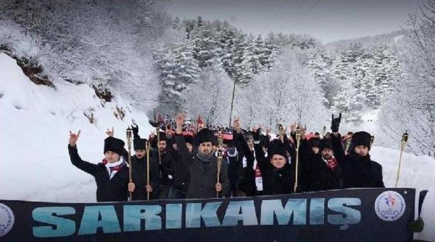 Bolu'da - 18 Derece Soğukta Sarıkamış Şehitleri Anıldı