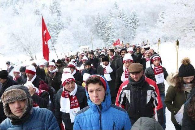 Bolu'da - 18 Derece Soğukta Sarıkamış Şehitleri Anıldı