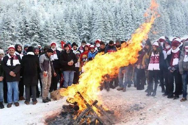 Bolu'da - 18 Derece Soğukta Sarıkamış Şehitleri Anıldı