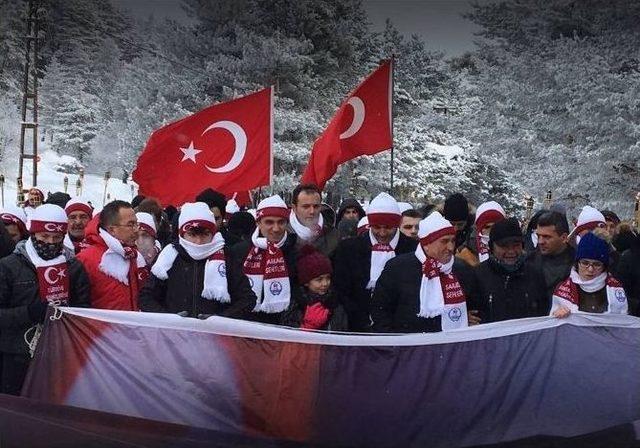 Bolu’da Eksi 18 Derecede Sarıkamış Şehitleri Anıldı