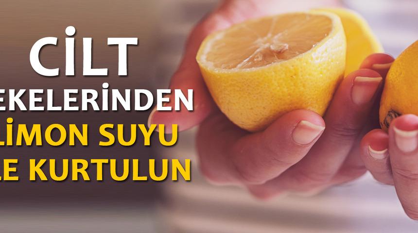 Limonun cilde faydaları! Cilt lekelerinden anında kurtulacaksınız
