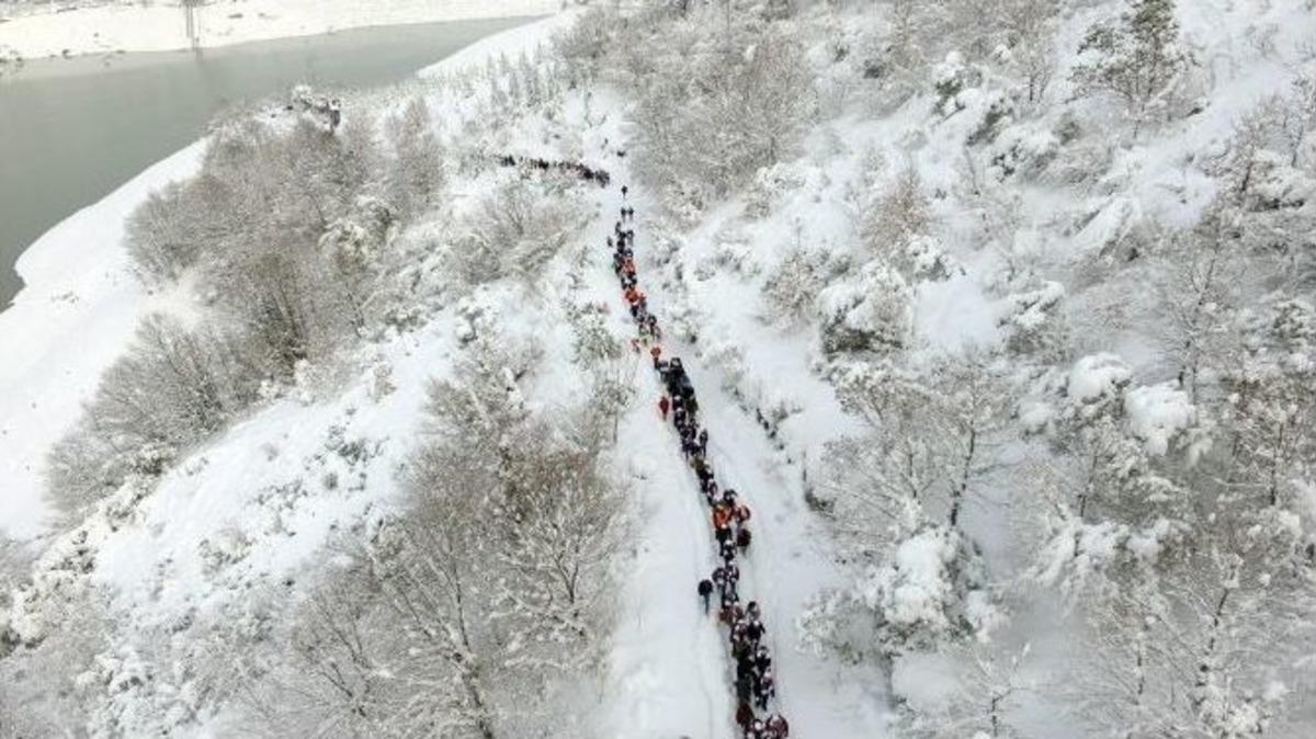 Kar Yağışının Etkili Olduğu Yuvacık Barajının Havadan G&ouml;r&uuml;nt&uuml;s&uuml; B&uuml;y&uuml;ledi
