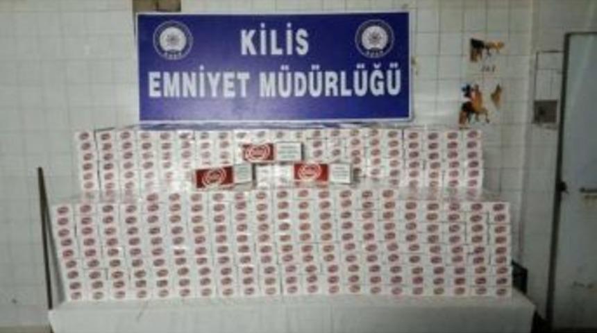 Kilis'te 5 Bin Paket Ka&ccedil;ak Sigara Ele Ge&ccedil;irildi