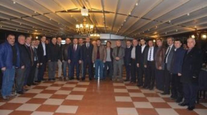 G&ouml;rele Kaymakamı &Uuml;nal Kılı&ccedil;arslan İ&ccedil;in Veda Yemeği D&uuml;zenlendi.