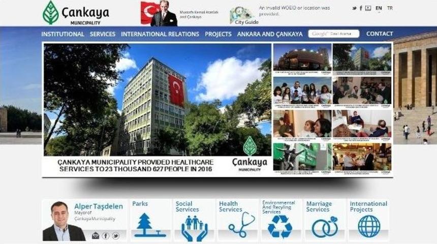 &Ccedil;ankaya&rsquo;nın Web Sitesi Artık İki Dilli