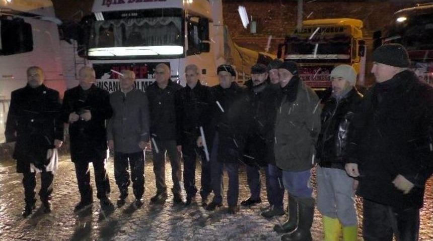 Beyşehirliler Haleplilere Yardım İ&ccedil;in Seferber Oldu