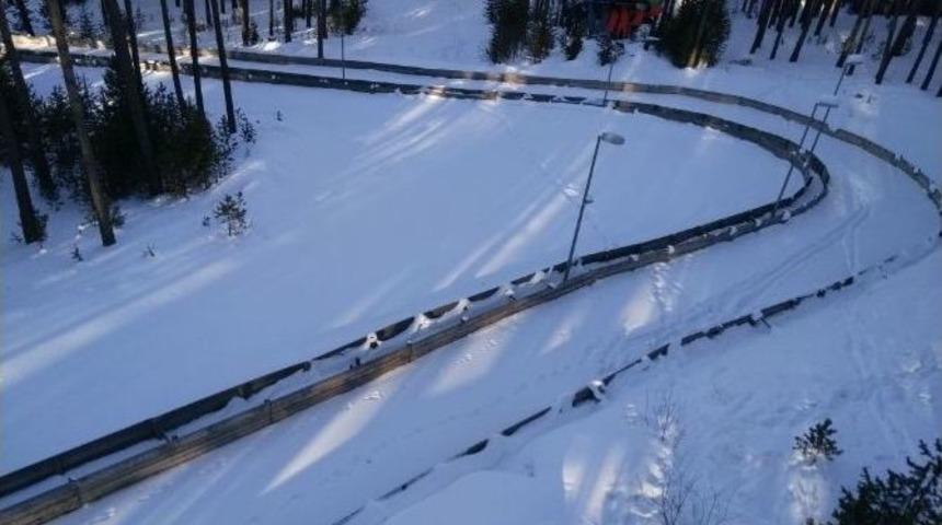 Sarıkamış&rsquo;taki Kızak Pisti Tamamlanmayı Bekliyor