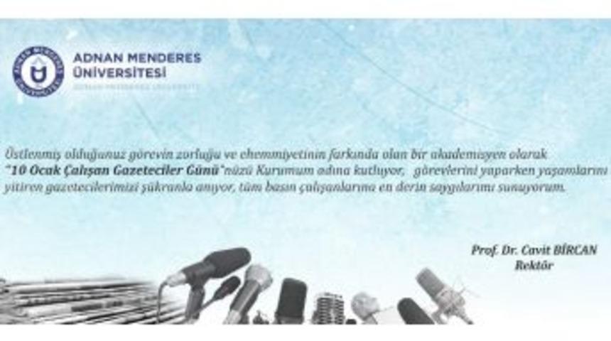 Rekt&ouml;r Bircan, &Ccedil;alışan Gazetecileri Unutmadı
