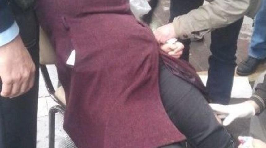 Gen&ccedil; Kadın Tabanca Tutukluk Yapınca Hayatta Kaldı