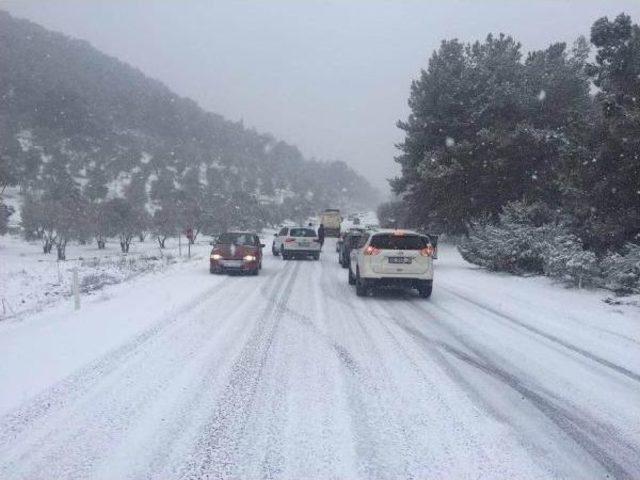 Çeşme'de Kar Sevinci (2)