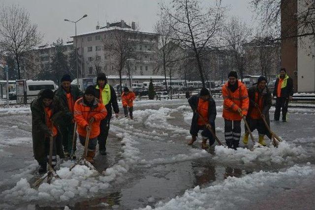 Fatsa Belediyesi Karla Mücadele Çalışmaları