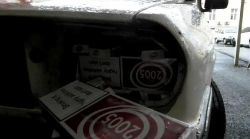 Yakıt Deposu Ve Farlardan Ka&ccedil;ak Sigara &Ccedil;ıktı