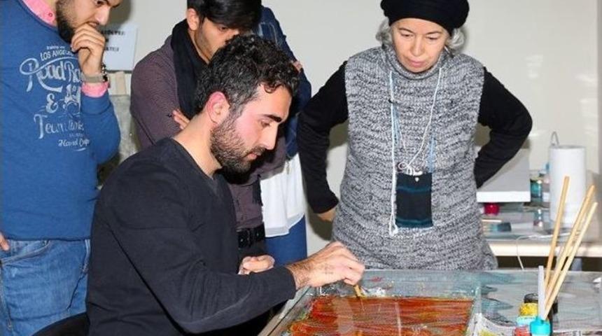 Ar&uuml;&rsquo;de Ebru Kursu A&ccedil;ıldı