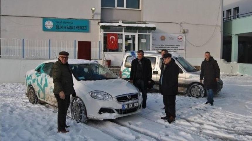 Başkan Eşkinat&rsquo;tan Karla M&uuml;cadele Mesaisi