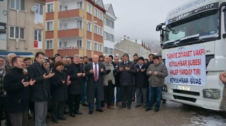 Koyulhisar&rsquo;dan Halepliler&rsquo;e 1 Tır Yardım G&ouml;nderildi