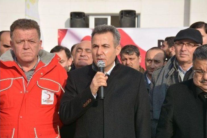 Bilecik’te 7 Tır Dolusu Yardım Malzemesi Suriye’ye Yola Çıktı G5