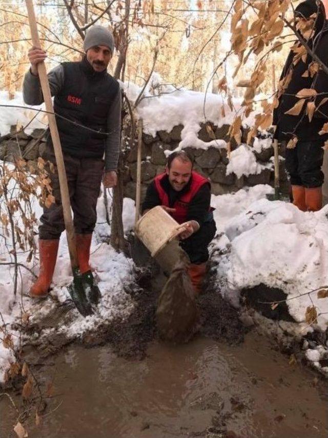 Eksi 15 Derecede Kanalizasyon Çalışması