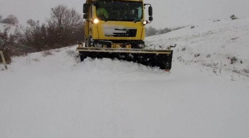 Kırklareli’nde Karla Mücadele Çalışmaları
