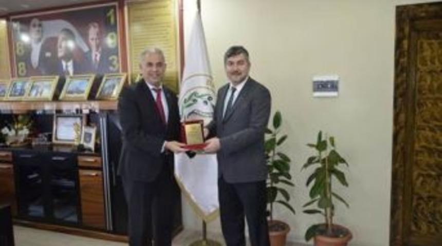 Bilecik Orman İşletme M&uuml;d&uuml;r&uuml; Yaycıoğlu&rsquo;ndan Başkan Yaman&rsquo;a Ziyaret