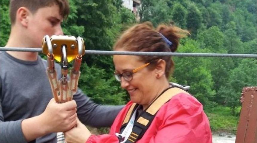 Zayıfladı, Zipline Hayalini Ger&ccedil;ekleştirdi