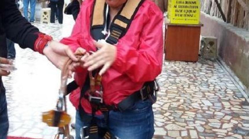 48 Kilo Verdi,  Zipline Hayalini Ger&ccedil;ekleştirdi