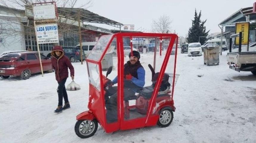 Engelli Vatandaşlar Soğuk Ge&ccedil;irmez Branda İle Korunacak