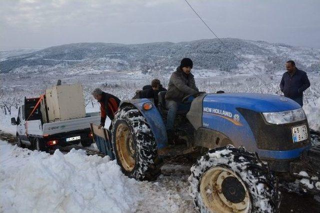 Maski’nin Çalışmalarına Kar Da Engel Olamadı 3