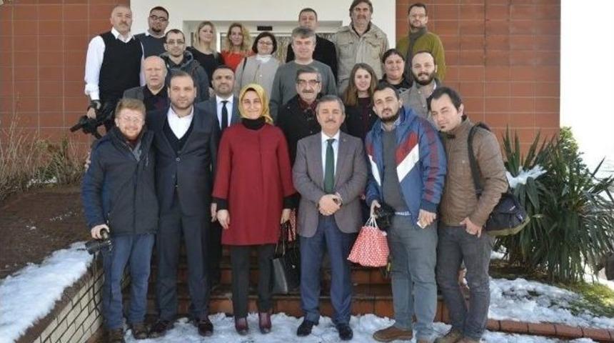 Başkan Anlayan Gazetecilerle Buluştu